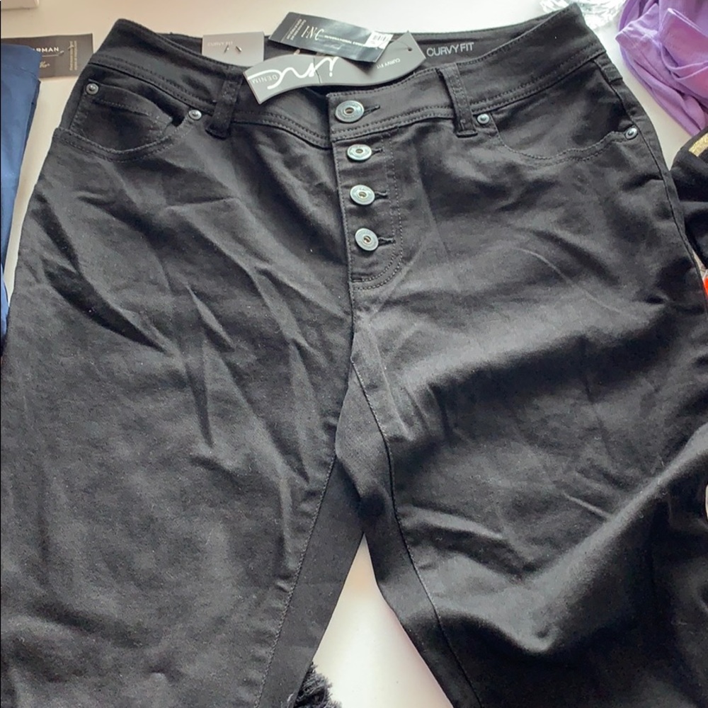 Inc jeans curvy fit black